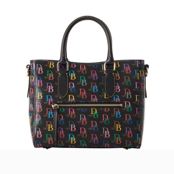 🔹️Dooney & Bourke 🔹️DB75 Multi Top Handle Tote - Black - Picture 3 of 6